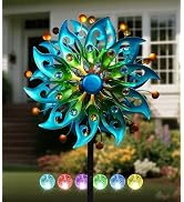 Amazon.com: VUFOZ Solar Wind Spinners Outdoor, Yard Decorations
