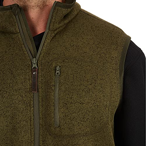 Image of Smith's Workwear mens Full Zip Sweater Fleece Vest