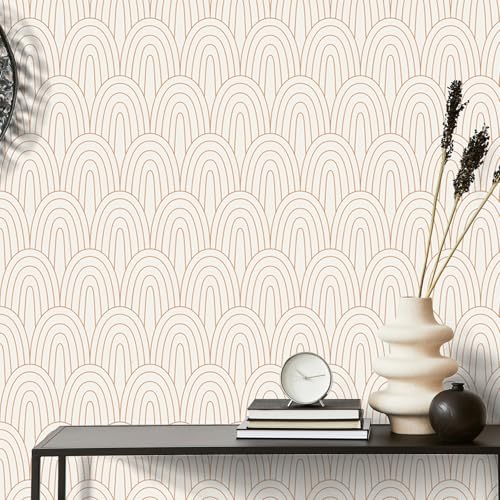 Papier peint à décoller et coller géométrique pour meuble usé - 5