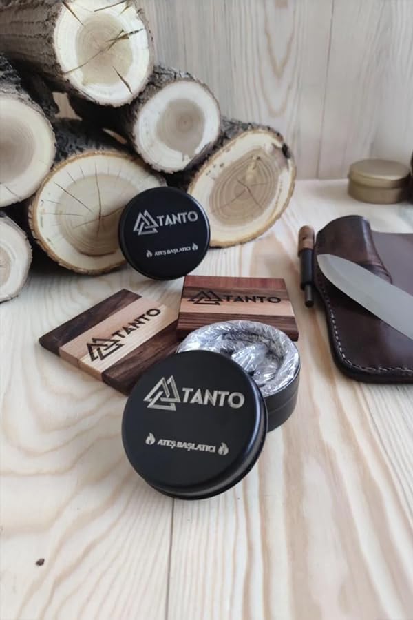 Tanto Bushcraft Ateş Başlatıcı Fitil – 100 cm – Kamp ve Doğa İçin İdeal - Görsel 1