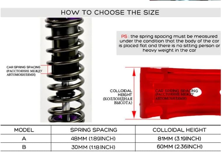 Car Shock Absorber Rubber Spring Bumpers Power Cushion Suspension Buffer Set Off Road 4x4 Auto Automotive Accessories Universal (B)