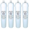 KleenWater Filters and Membrane compatible with Micro Max 6500 Reverse Osmosis System, Set of 4, Made in USA