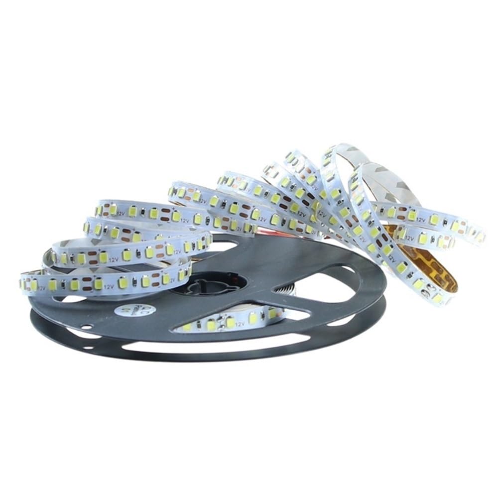 Exterior/interior decorativos, Juego de 4 rollos de tiras LED 2835SMD DC12V, 20 m, IP20, no impermeables, for decoración de salas de estar, pasillos, cocinas y bares.(Cool White)