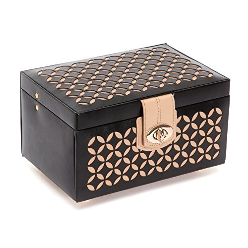 WOLF Chloé Small Jewelry Box, 5.5x8.25x4.5, Gold