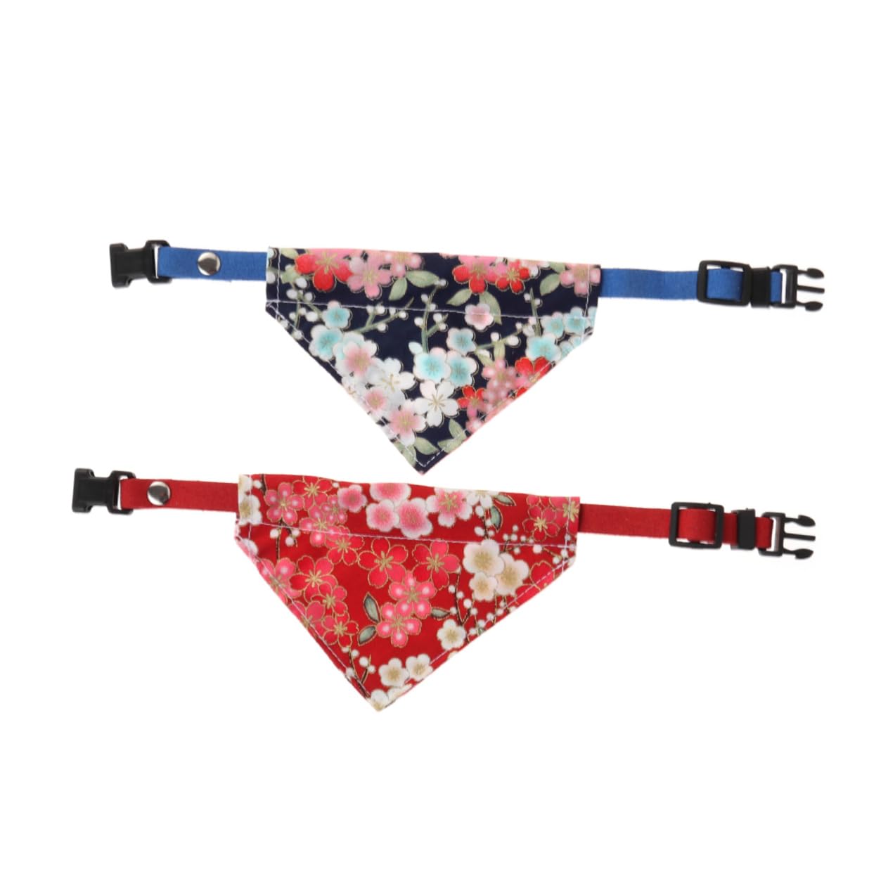 FOMIYES Lot De 3 Foulards Bandanas Réglables pour Chiens Accessoire Élégant pour Animaux De Compagnie 2 Pièces X 3