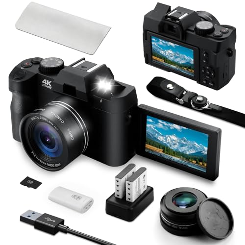 4K Digital Camera for Photography and Video Auto Focus 48MP