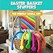 BUNMO Kids Easter Basket Stuffers - Sensory Stretchy Strings for Toddlers 3+ - Stimulating Fidget Toys for Toddlers - Easter Basket Stuffers for Kids - Non-Mouthable 3+ - Textured 6 Pack