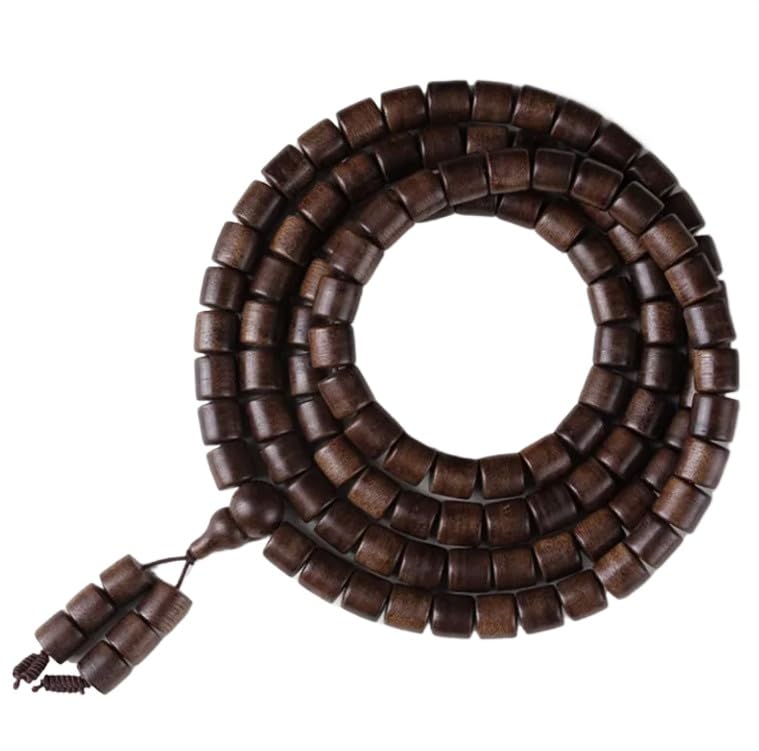 Bracelet bois d'agar 8mm perles de prière pour yoga et méditation
