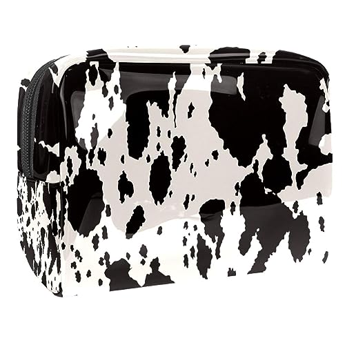 Pochette de maquillage motif animalier : un sac de beauté chic aux finitions soignées