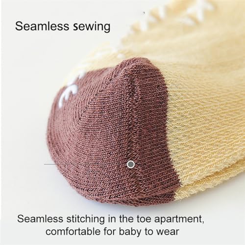 Toddler Baby Knee High Non-skid Socks Boy Girl Non Slip Socks Infant Crawling Stockings for Spring Summer Autumn3