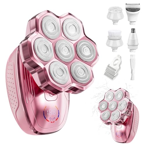 Electric Razors for Women Legs 5 in 1 Shaver for and Body Waterproof Wet Dry 7 Blade s - image 9