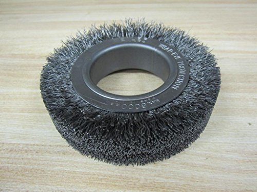 Image of Weiler 03010 4-1 /2 inch Wide Face Crimped Wire Wheel, .0118 inch Steel Fill, 2 inch Arbor Hole, Made in The USA