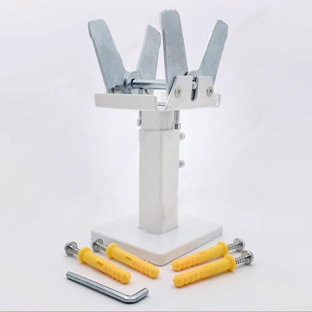 Soporte de radiador, soporte de panel de acero ajustable resistente para calentador montado en la pared, soporte de pie para radiador de calefacción central