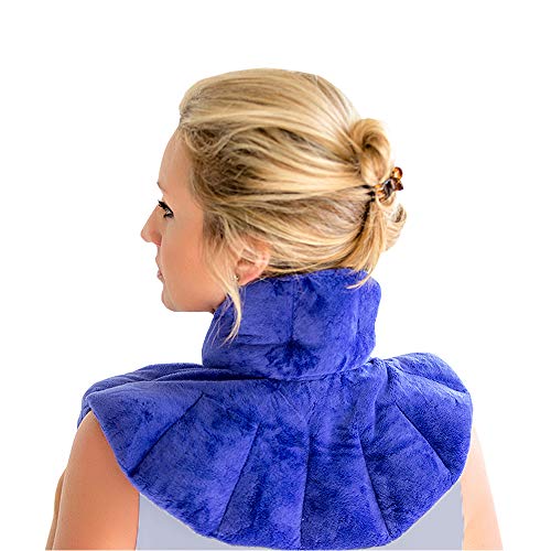 Zen Therapy - Microwavable Neck Wrap for Therapy | Hot & Cold Neck Shoulder Pad | Soothes Muscle & Arthritis Pain | Neck Heat Pad for Aromatherapy, Minor Injuries