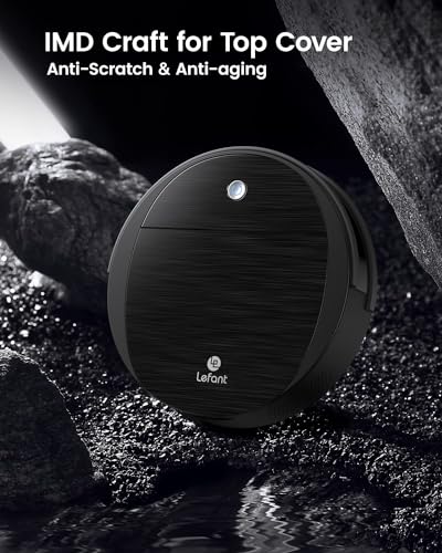 Image of Lefant Robot Vacuum and Mop, 2200Pa Suction, Small Body Design, WiFi /App /Alexa Control, Automatic Self-Charging Vacuum Robot, Ideal for Pet Hair /Hard Floor /Low Pile Carpet, M213