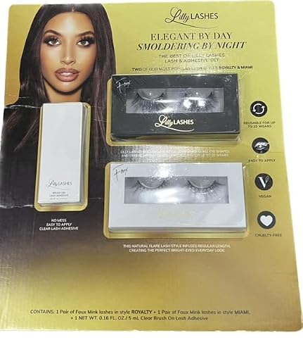 Elegant By Day Smoldering By Night The Best Of Lilly Lashes Lash & Adhesive Set #TOP15