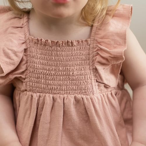 Burt's Bees Baby Girls Organic Cotton Dress & Pantie Set, Infant, 2-Piece - image 3