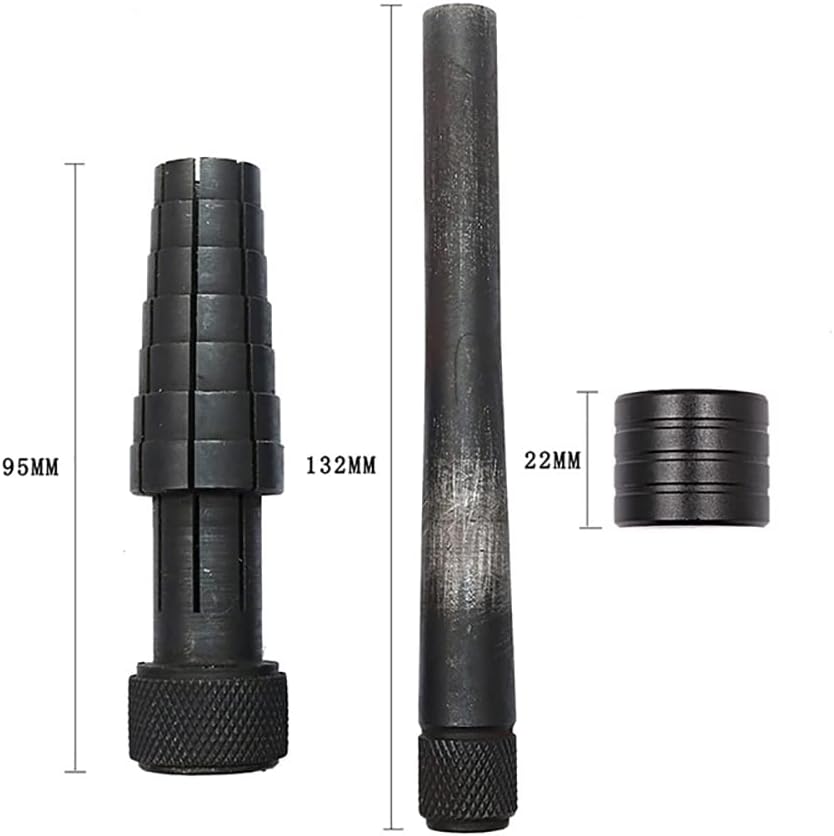 Jieotwice Ring Enlarger Stick Mandrel Handle Hammers Sizing Tool Jewelry Mandrel Wedding Bands Ring Stretcher Expander Alloy