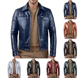 blouson polyuréthane 👉 Remarque spéciale : veuillez vérifier le tableau des tailles sur l'image avant d'acheter. Choisissez la bonne taille.