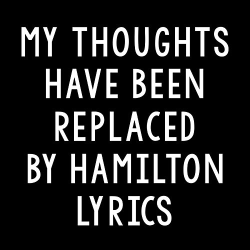 Ugp Campus Apparel My Thoughts Have Been Replaced By Lyrics - Theater Adult T-Shirt - X-Large - Black #TOP1