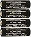 Moonrays 97143 4-Pack 1500mAh AA NiMh Pre-Charged Rechargeable Solar Batteries for Outdoor Solar Lights, Long Lasting, Compatible with Moonrays Solar-Powered Lighting fixtures, 4-Pack