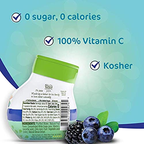 Stur Classic Variety Pack, Natural Water Enhancer (5 Bottles, Makes