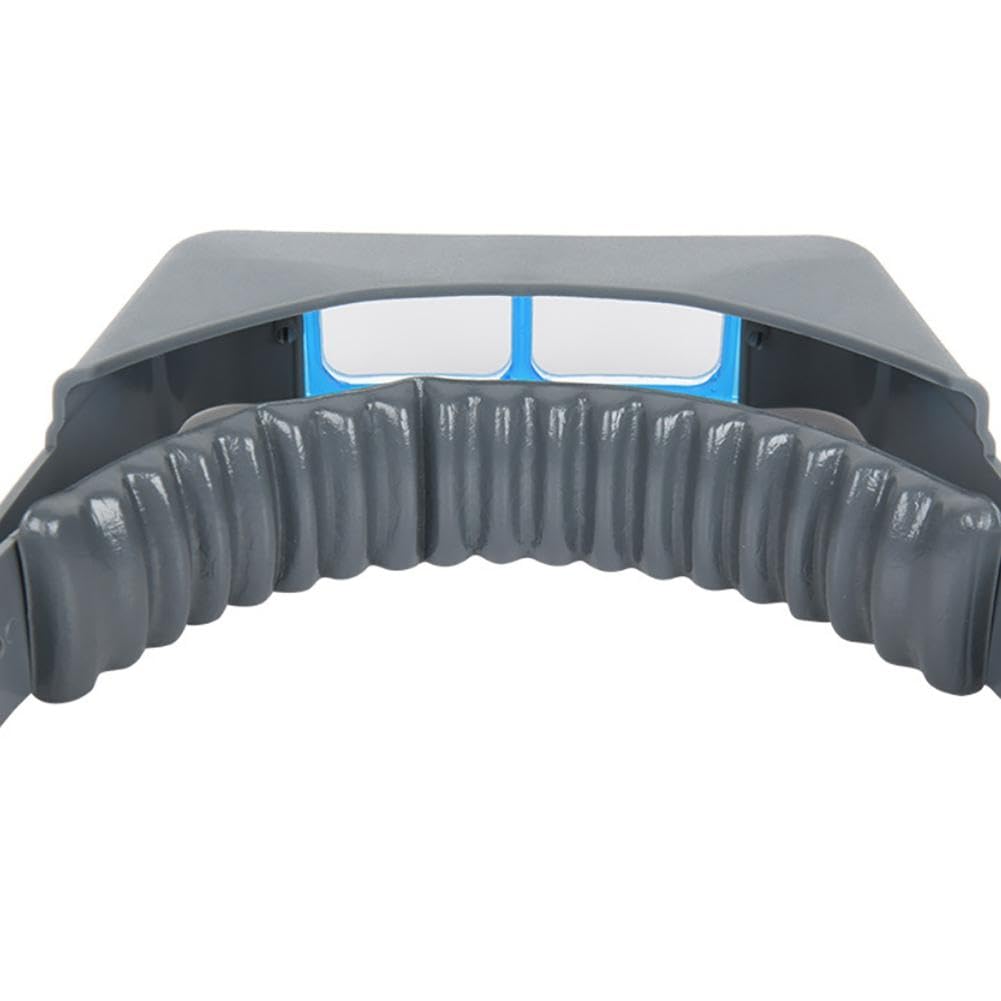 TECKEEN 1.5X/2X/2.5X/3.5X - Lupa óptica para cabeza con 4 lentes, para reparación de relojes, visera de cabeza de soldadura