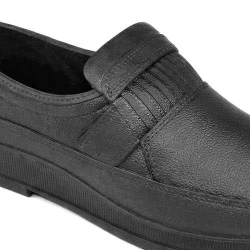 Image of AJANTA Waterproof Loafers Slip-On Shoes for Men | Anti-Skid PVC Casual Shoes | Lightweight Office Shoes for Men | Comfortable Rain Shoes & Moccasin Footwear