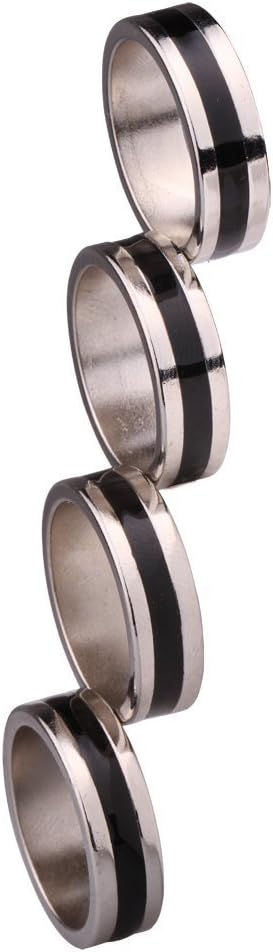 HELPEREST Strong Magnetic Ring Magic Tricks Four Magic Rings