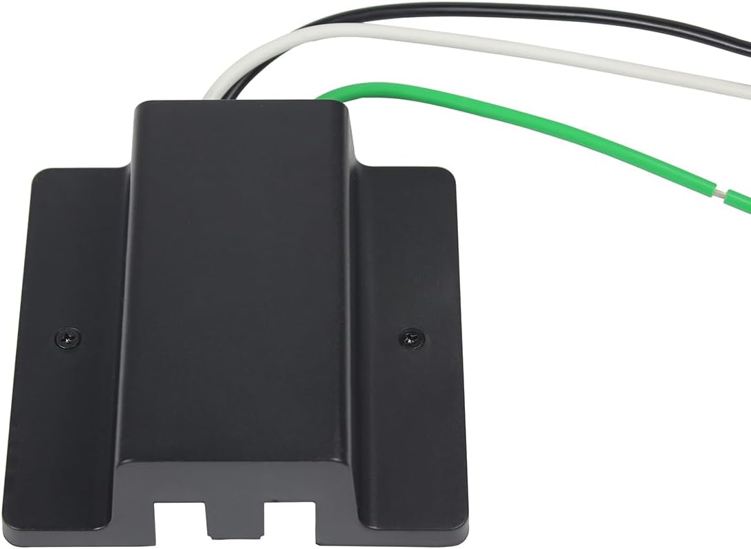 RAC6006 H Track Floating Canopy Connector, Compatible with Halo Track System, 120V 20A, Black, UL Listed