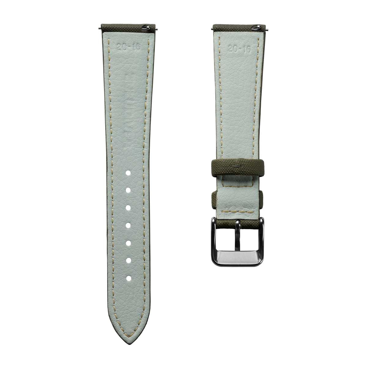 ZULUDIVER Mayday - Cinturino in gomma nera per orologio con imbottitura confortevole, qualità premium