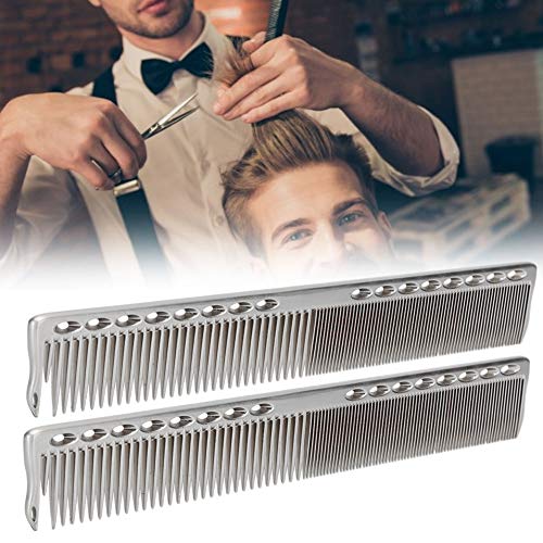 Peine de acero inoxidable 2 en 1, pack de 2 unidades miniatura 2
