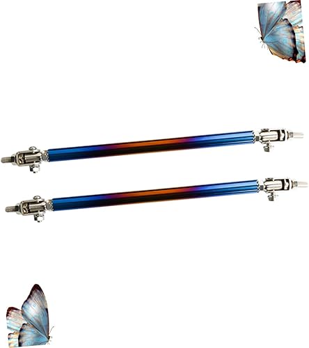 Miniatura 5 de CIYODO 1 par de barras de tensión parachoques soporte poste difusor trasero coche estabilizador puntal barra de parachoques barras de soporte