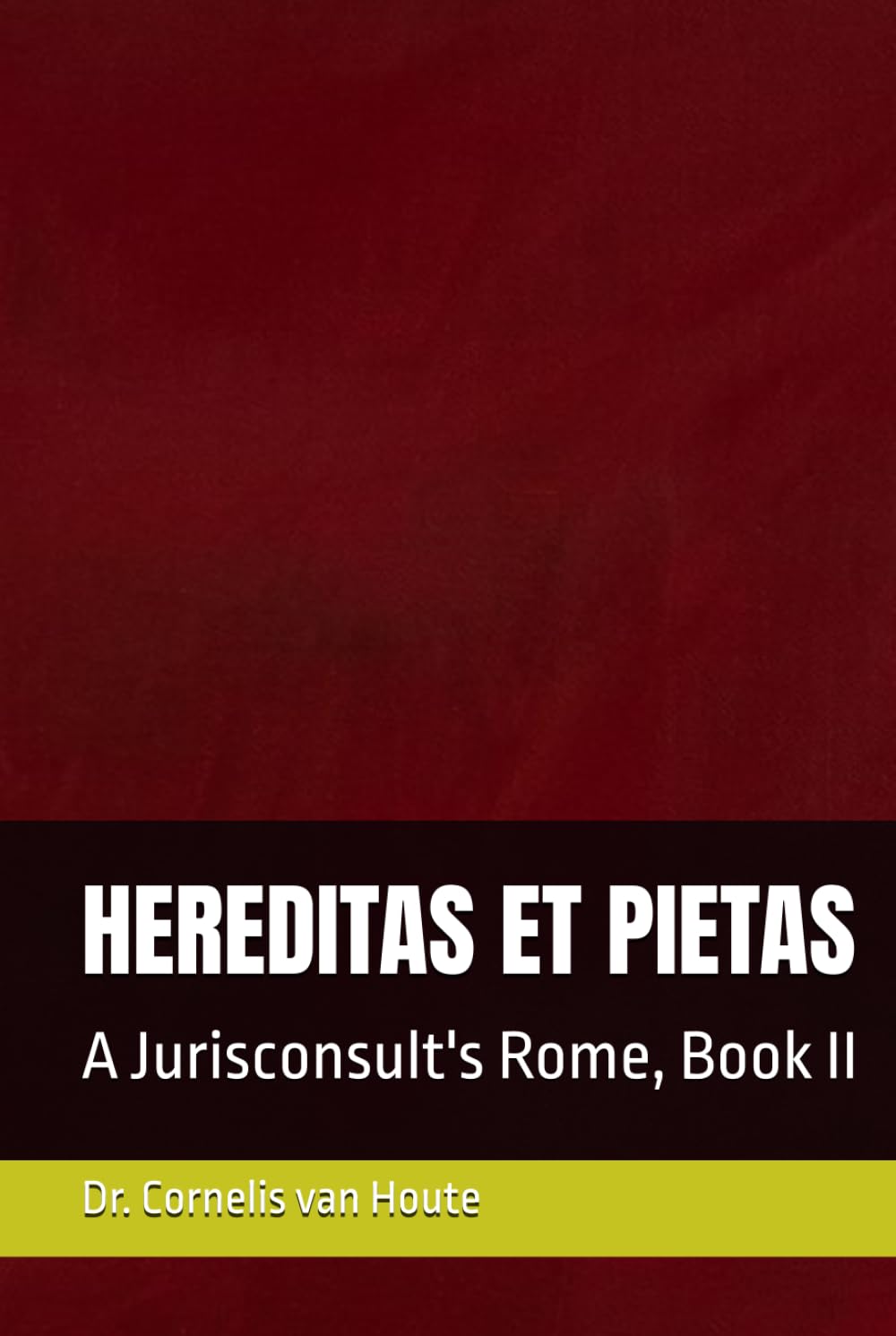 HEREDITAS ET PIETAS: A Jurisconsult's Rome, Book II (Roman Law Series)