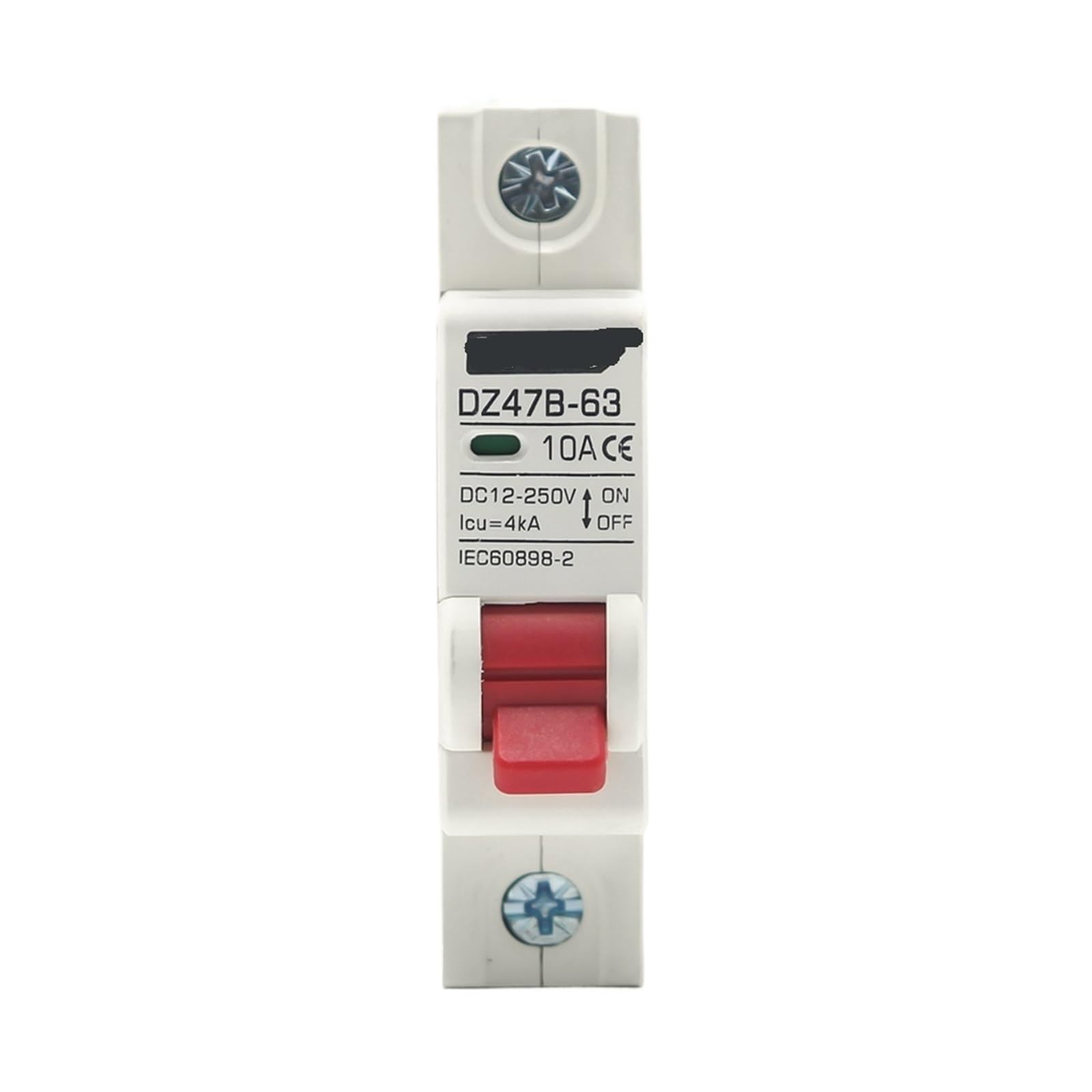 Disyuntor CC 48V 36V mini interruptor de protección batería coche 1P 63A DZ47 7