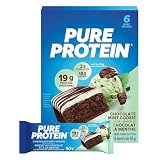 Pure Protein Bars - Nutritious, Gluten Free bar, made with Whey protein blend - low sugar, protein snack. Deliciously satisfying. Made in Canada, Chocolate Mint Cookie (Pack of 6) Pure Protein Bars - Nutritious, Gluten Free bar, made with Whey protein blend - low sugar, protein snack. Deliciously satisfying. Made in Canada, Chocolate Mint Cookie (Pack of 6)