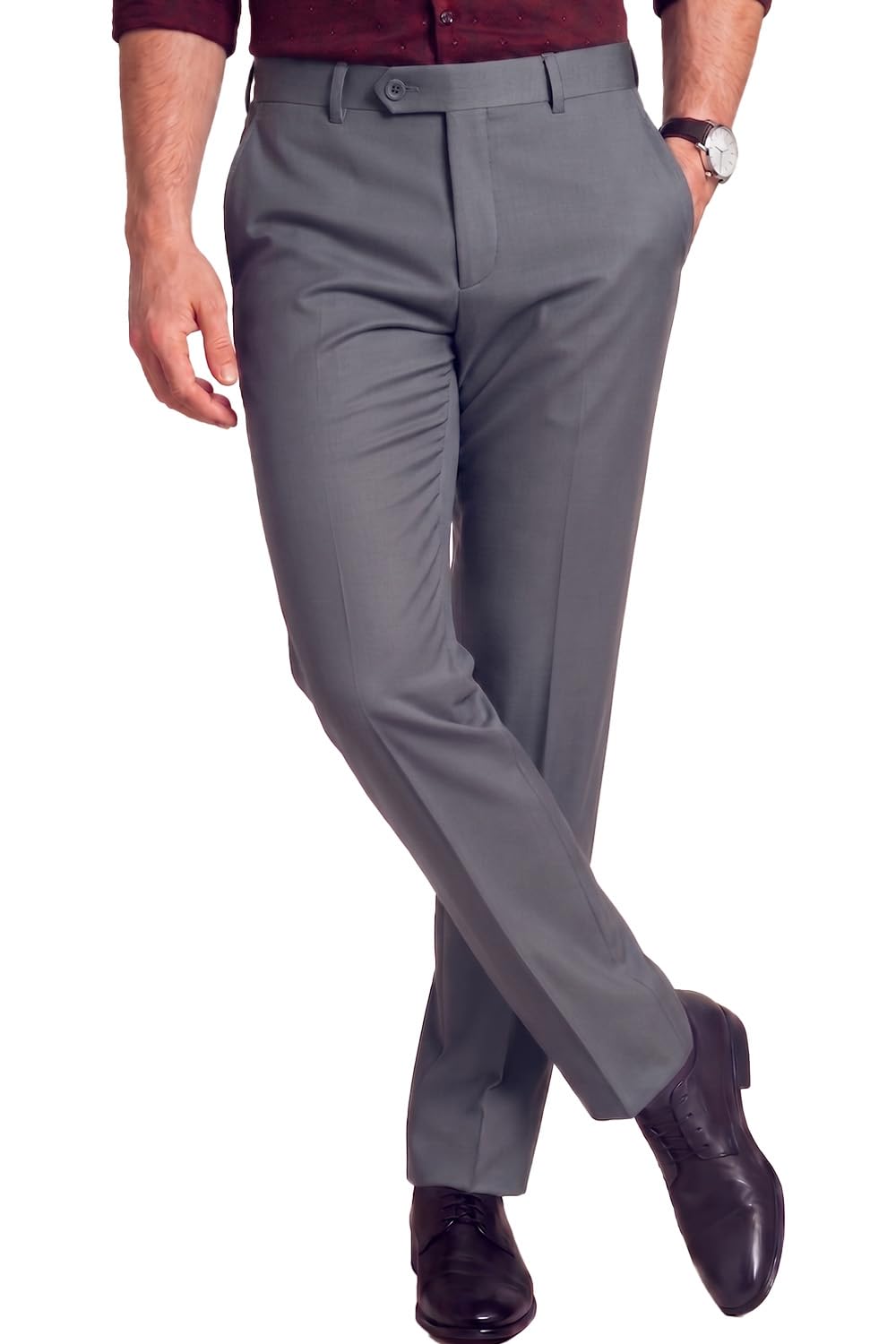 peter england Men's Everyday Woven Formal Trouser-picture-48