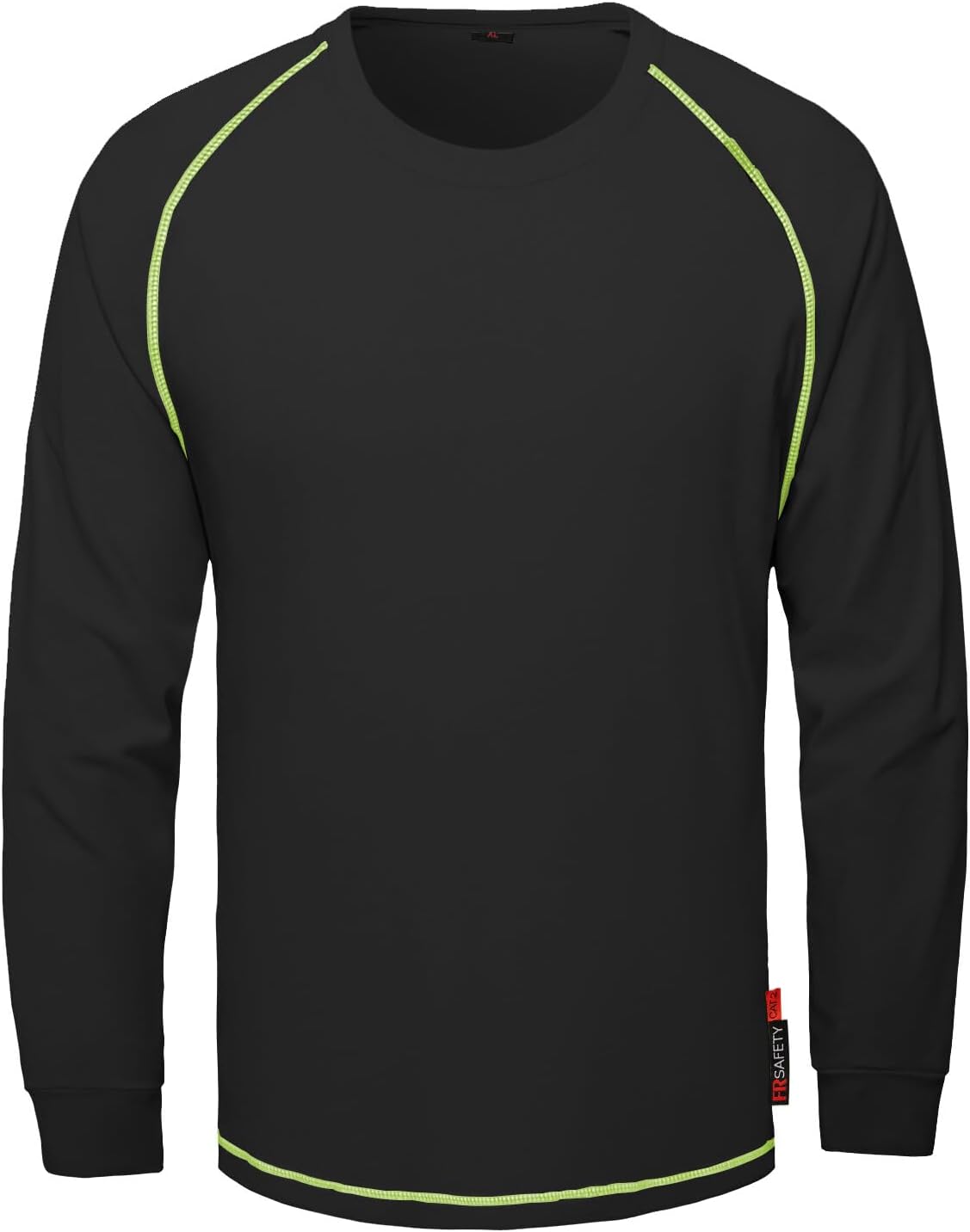 SKSAFETY FR Shirts for Men Long Sleeve, Welding Shirt 6oz Lightweight High Vis Fire Resistant Flame Retardant Shirt CAT2