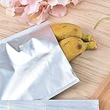 XTR Sealer Lebensmittel-Aufbewahrungspaket Ausgezeichnete Qualität Neuer Silber-Aluminiumfolien-Vakuumbeutel Mylar-Beutel 10 Stück 12 * 18 cm