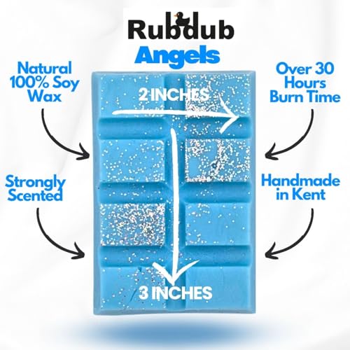 Rubdub Glam Collection – Goody Girl, Aliens, Angels & Coco Madam | 4 x 30g Soy Wax Melt Snap Bars | Long lasting | Highly Scented Wax Melts Gift Set - Image 4