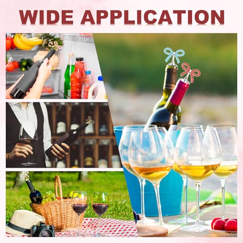 Tapones de vino con lazo decorativo, el detalle ideal para bodas, vacaciones y fiestas 8