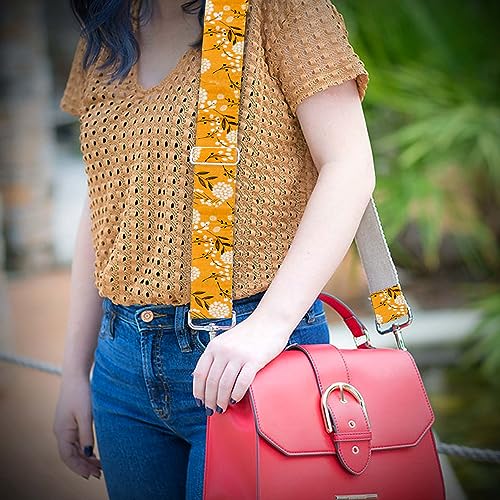 Image of Art Tribute Wide Handbag Strap & Replacement Purse Strap Woven Guitar Strap Adjustable Shoulder & Crossbody Bag Strap