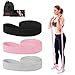 Bande di resistenza lunghe, [Set di 3] Gambe antiscivolo Fascia per esercizi per il culo Donna Uomo con 3 livelli di resistenza, Bande di resistenza ad anello per casa GYM Fitness Yoga Pilates