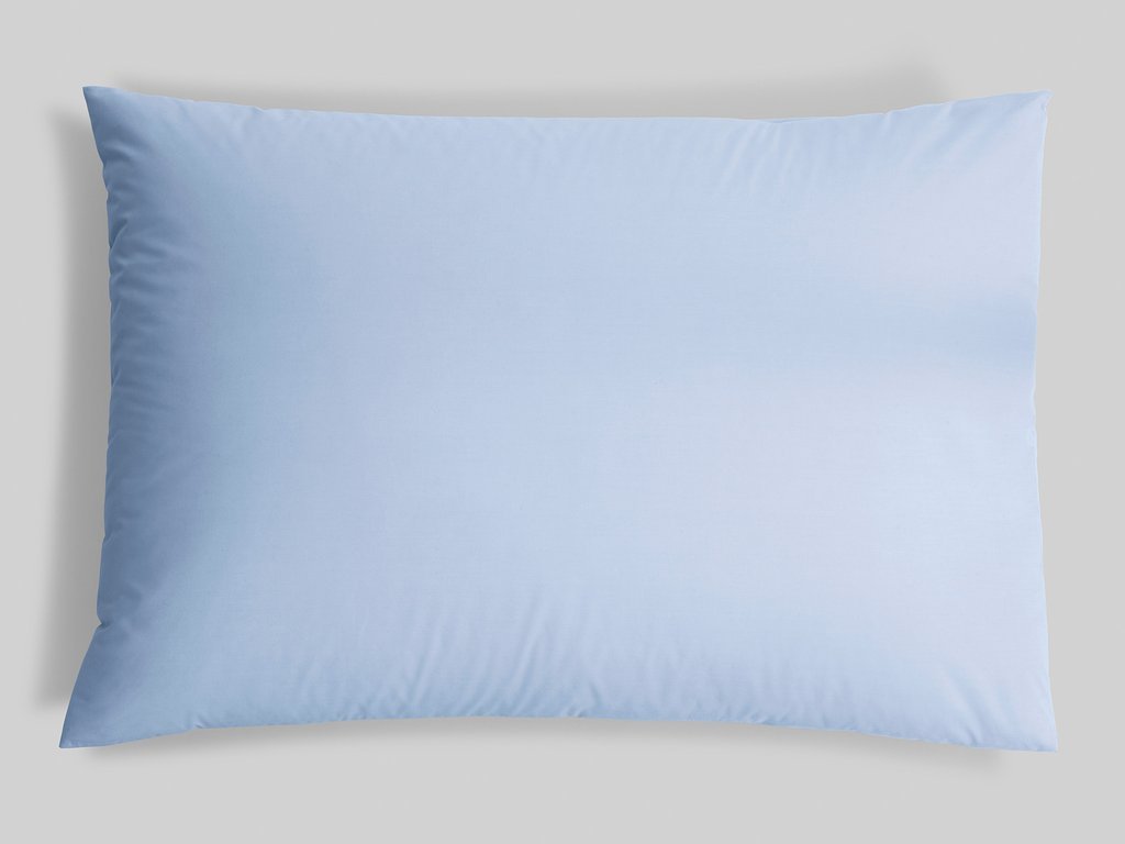 AZLAAN by PYRHAN LTD | Housewife Polycotton Pillow Cases 2 Pack | 19x29 Inches | Soft Cotton Pillow Covers for Bedroom, Baby Pillowcase, Available in White, Pink, Red, Black & More (Sky Blue)