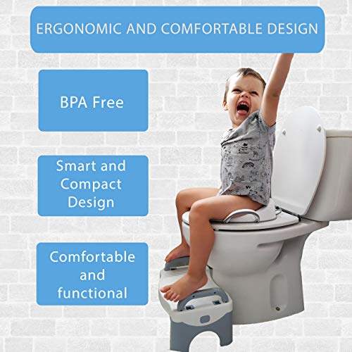 BISOO Toiletverkleiner voor Kinderen - WC-Bril Verkleiner - Toilettrainer - Toiletbril Verkleiner - Kinderen WC Adapter… - Afbeelding 7