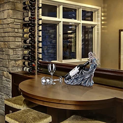 Soporte para botellas de vino en resina, moderno y minimalista miniatura 5