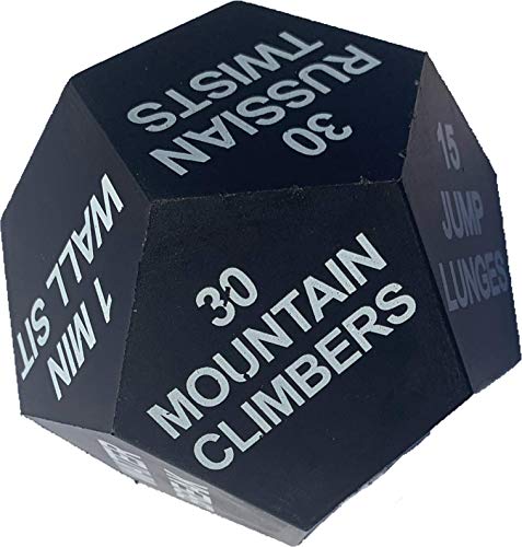 Series 8 Fitness Exercise Dice 2020 Edition - Light Grey