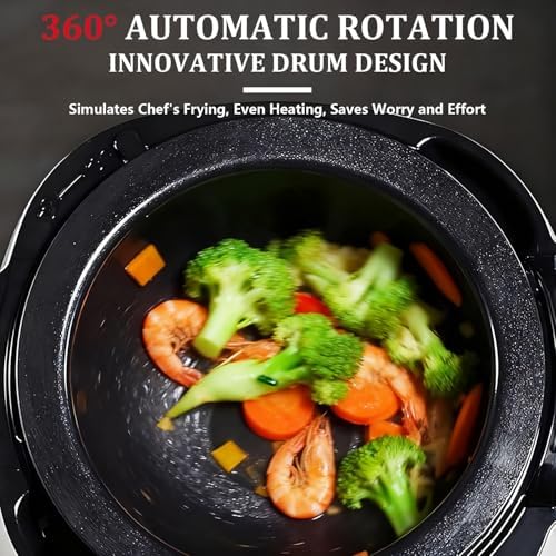 Máquina automática de cocina, 1000W, 6L, panel táctil, para restaurantes y hogar miniatura 4