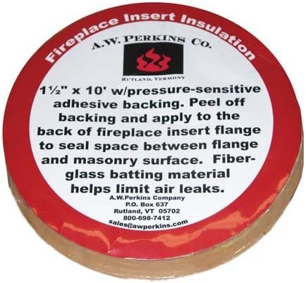 AW Perkins Fiberglass Insulation-1.5" X 10' Adhesive Back