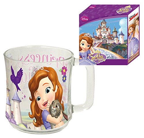 Princesa Sofía - Caneca de vidro, 9 x 8 cm (Arditex WD8544)